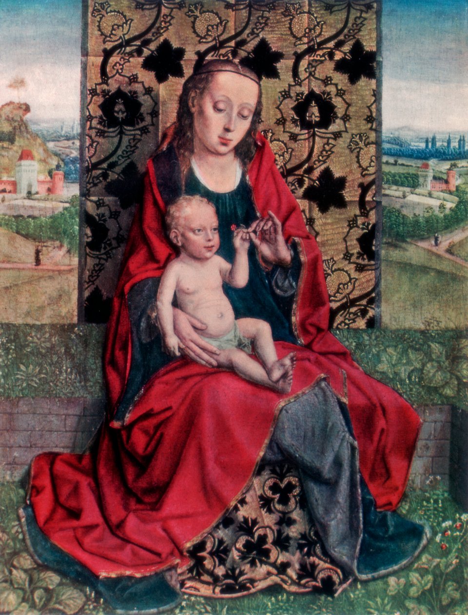Madonnaen og barnet, 1927 av Dirck Bouts