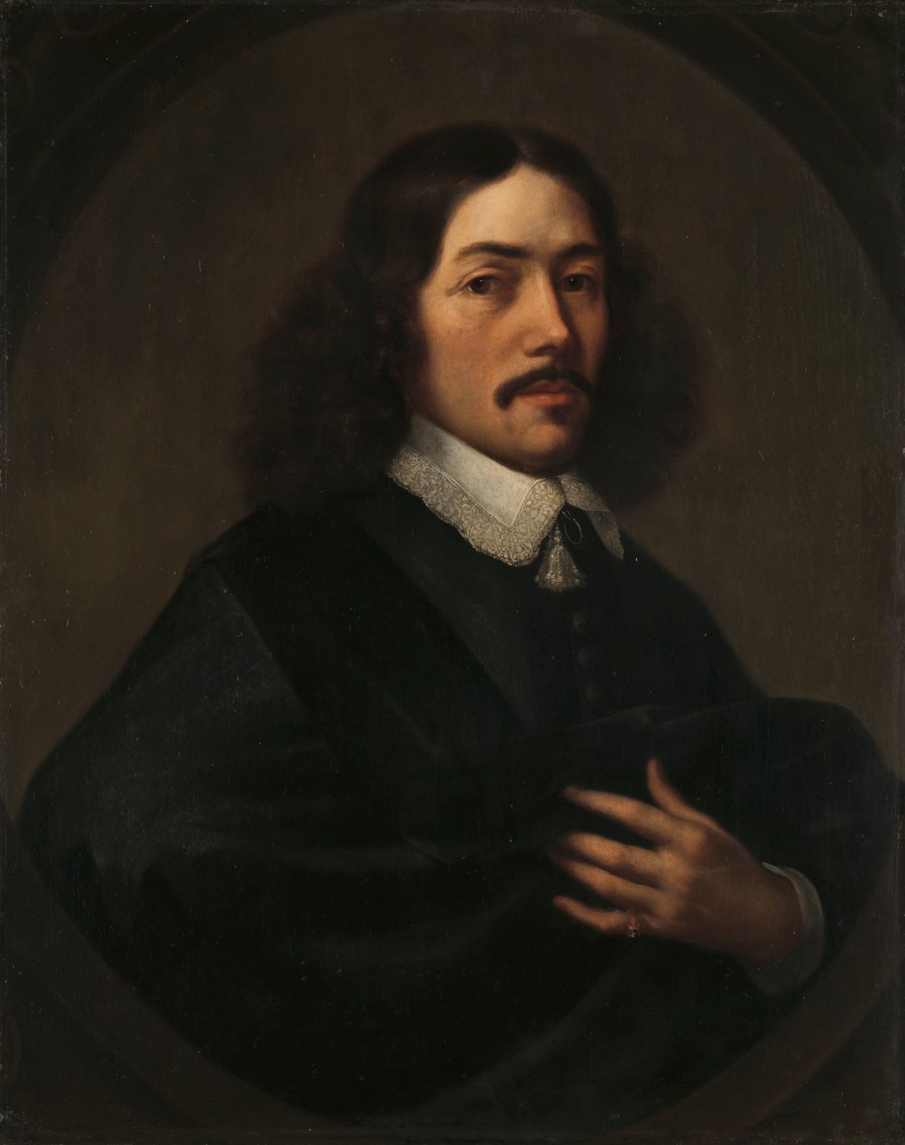 Portrett av en mann, antatt å være Bartholomeus Vermuyden (1616/17-1650) av Dirck Craey