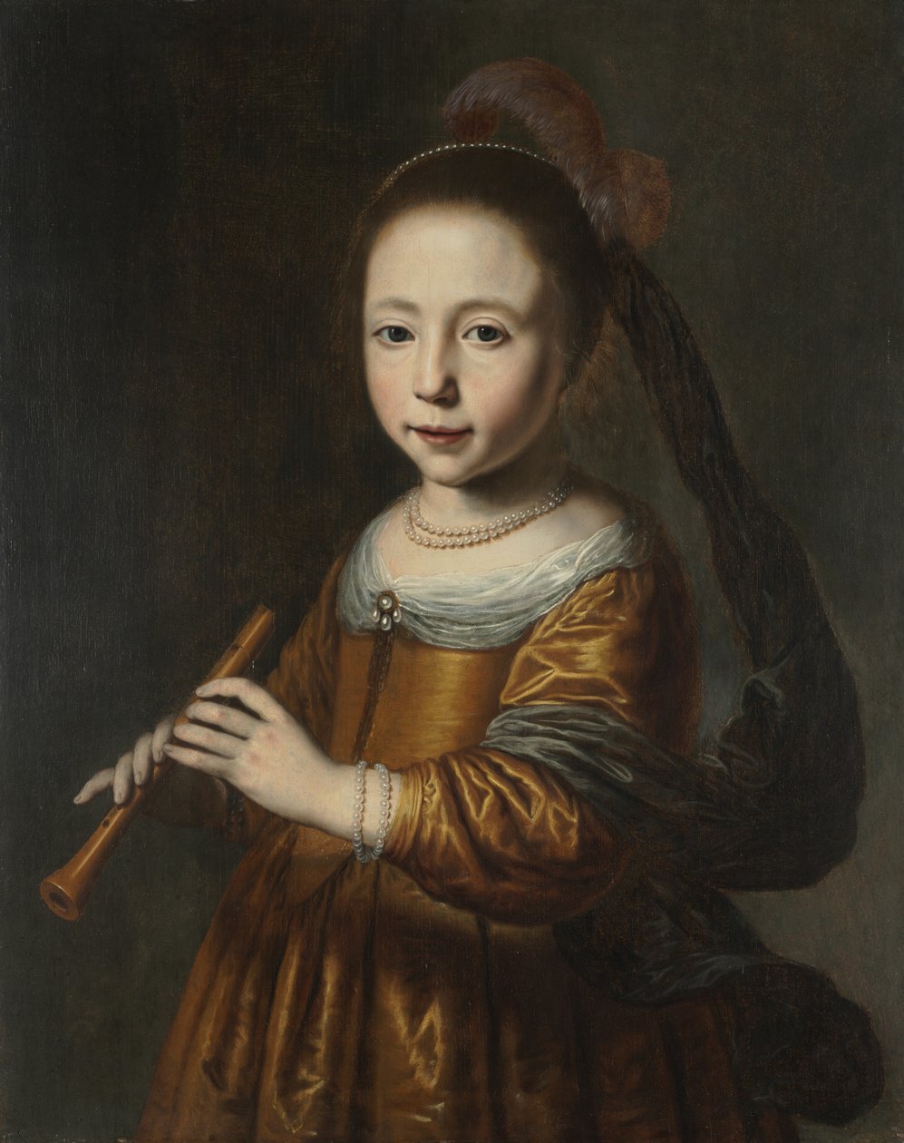 Portrett av Elizabeth Spiegel, 1639. av Dirck Dircksz. Santvoort
