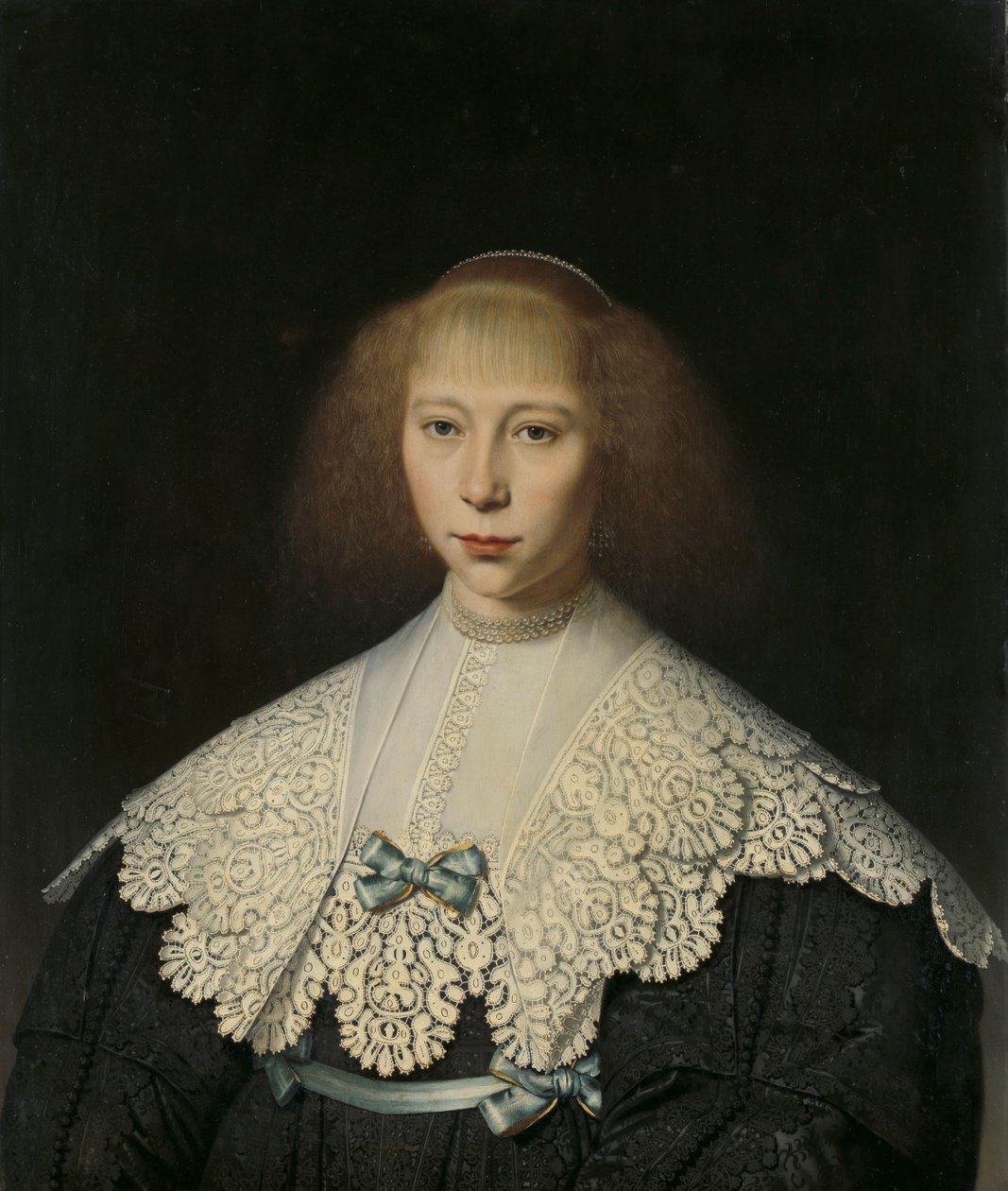 Agatha Geelvinck (1617-38). Første kone til Frederik Dircksz Alewijn av Dirck Dircksz. van Santvoort