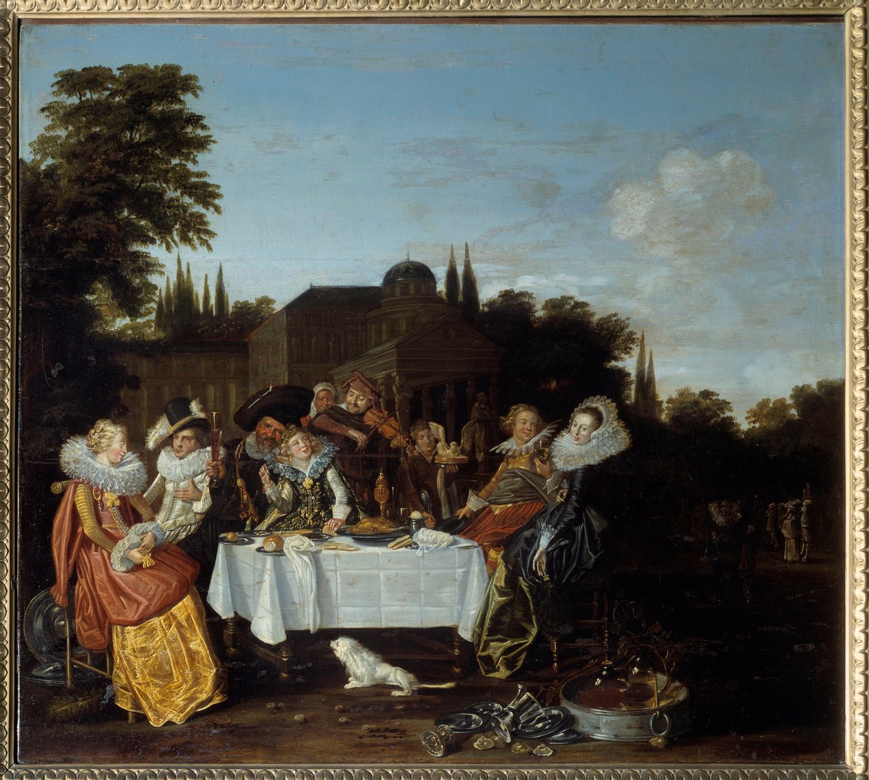 Landsfest. Maleri av Dirk Hals (1591-1656) av Dirck Hals