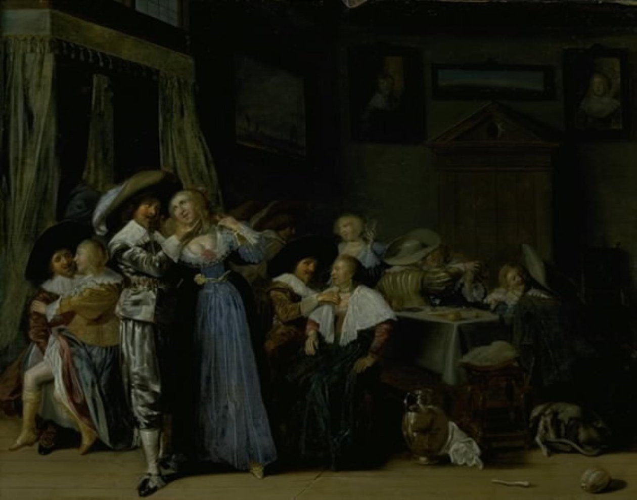 Glad selskap av Dirck Hals