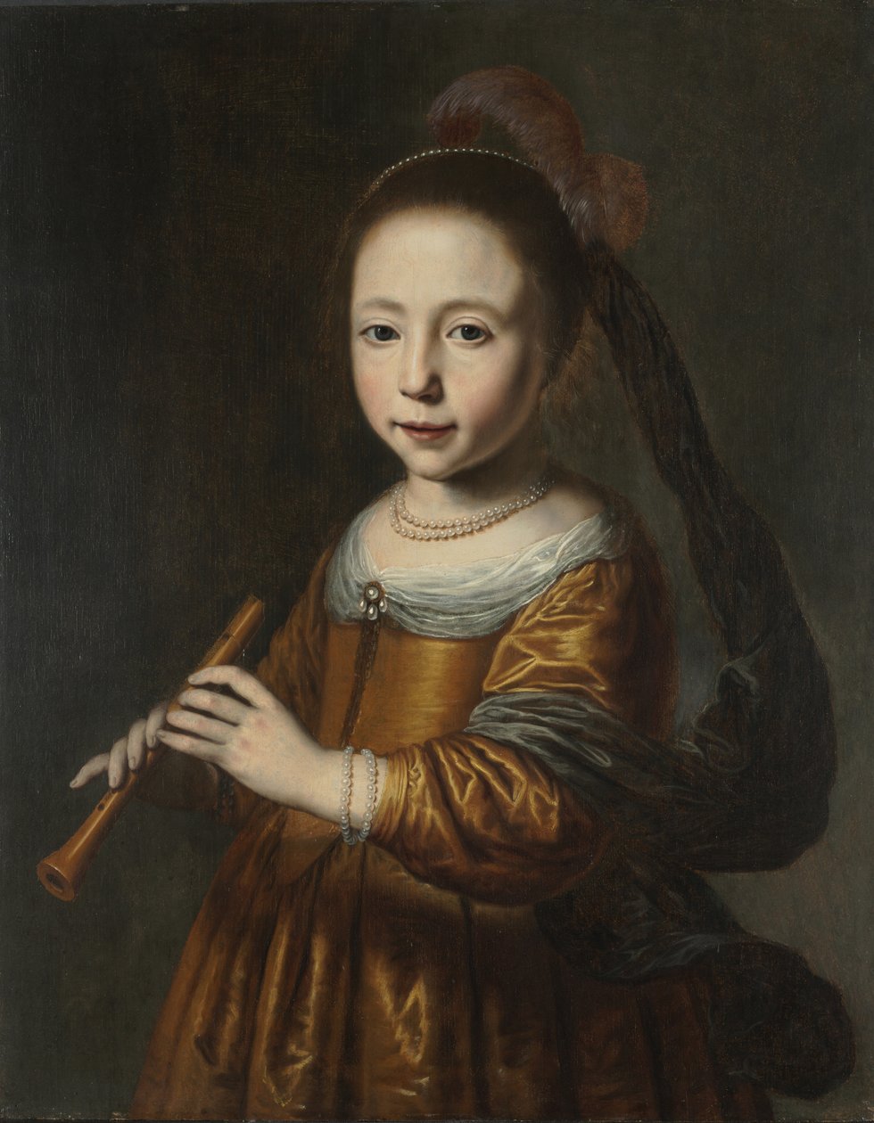 Portrett av Elizabeth Spiegel, 1639 av Dirck Santvoort