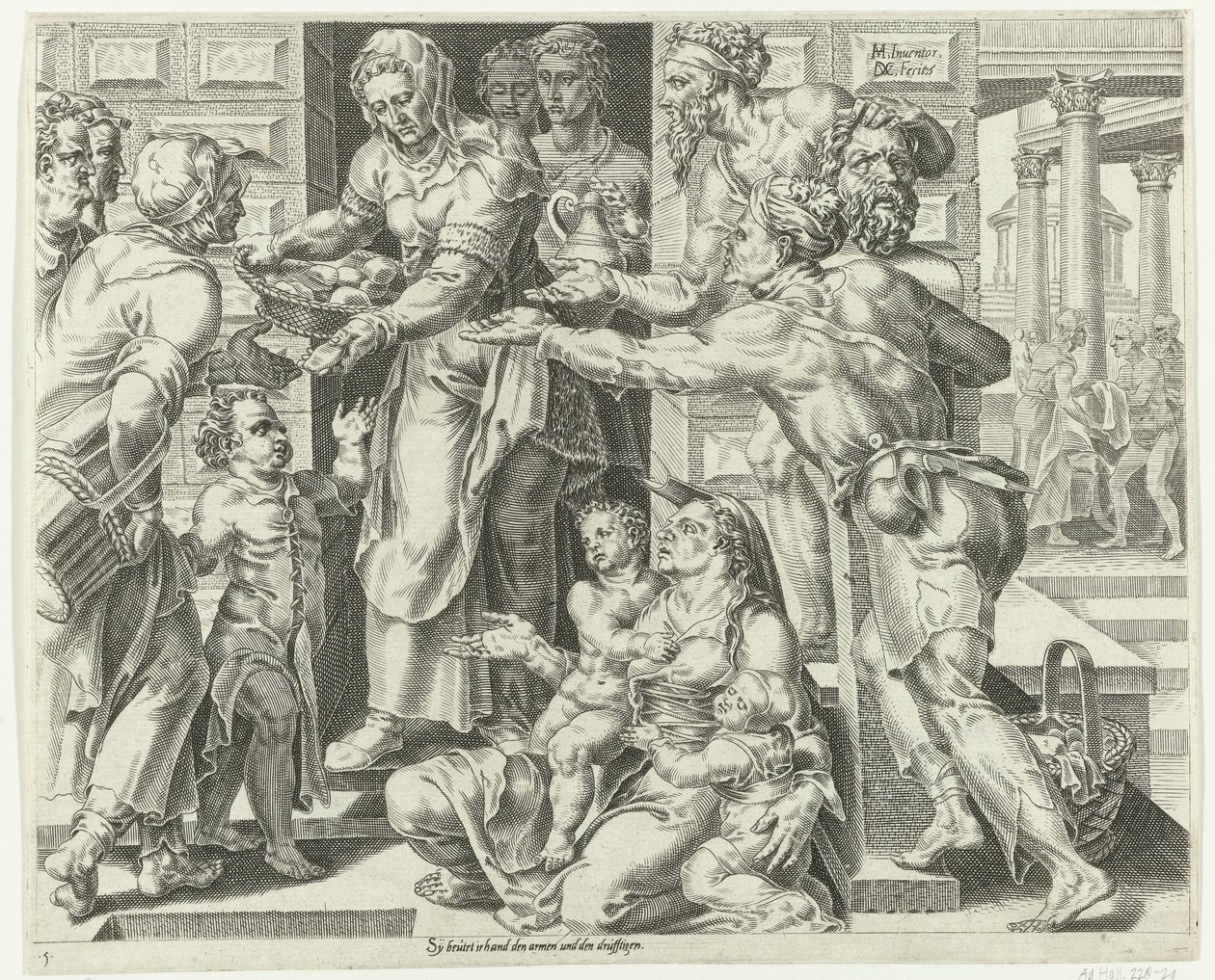 The Virtuous Woman Praises the Virtuous Housewife (serietittel) av Dirck Volckertsz. Coornhert