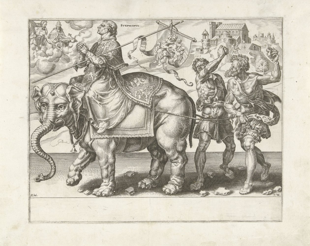 Triumph of Stephen Triumph of Patience (serietittel) Patientiae Trivmphvs (serietittel) av Dirck Volckertsz. Coornhert