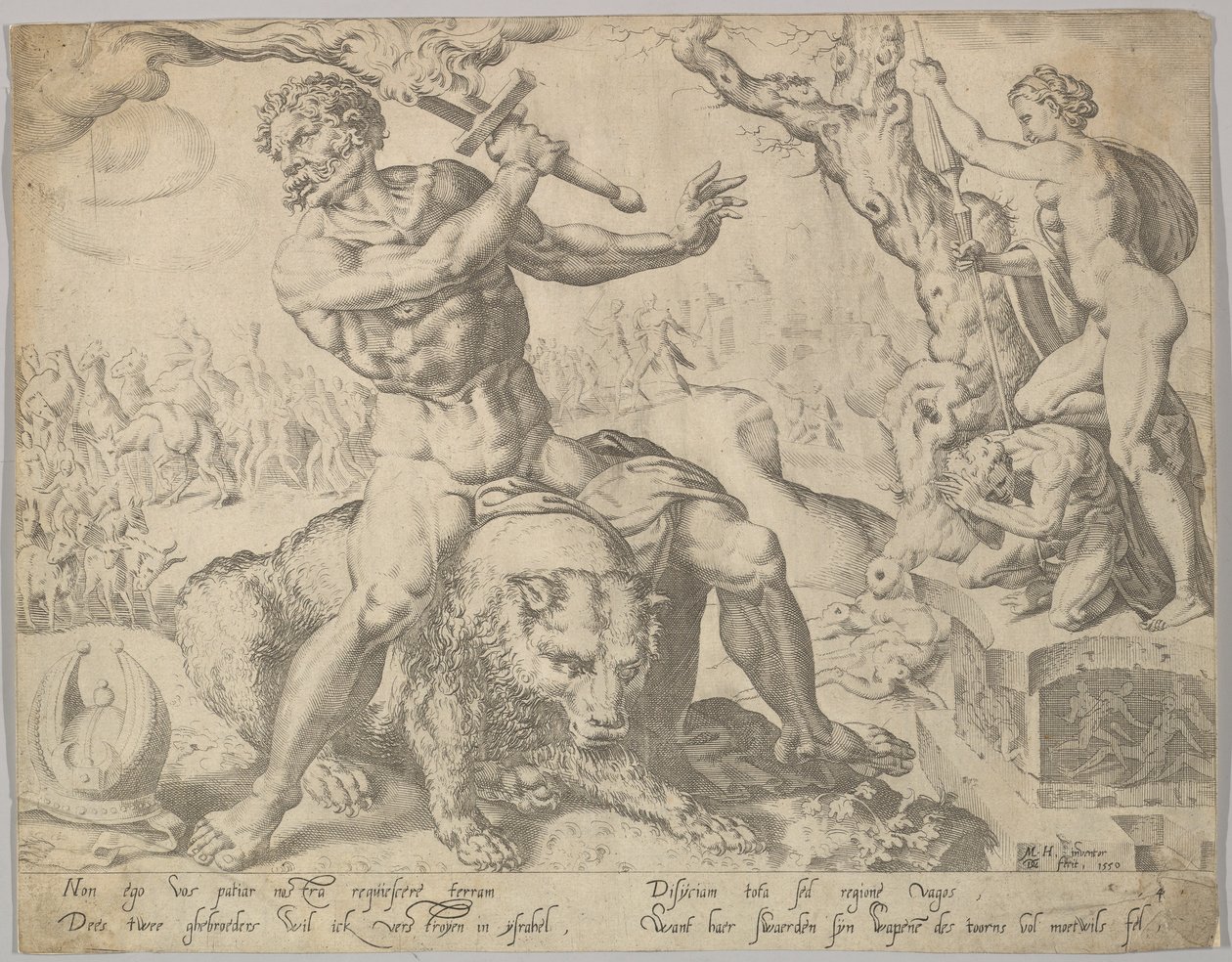 Levi, fra serien The Twelve Patriarchs, 1550. av Dirck Volkertsen Coornhert