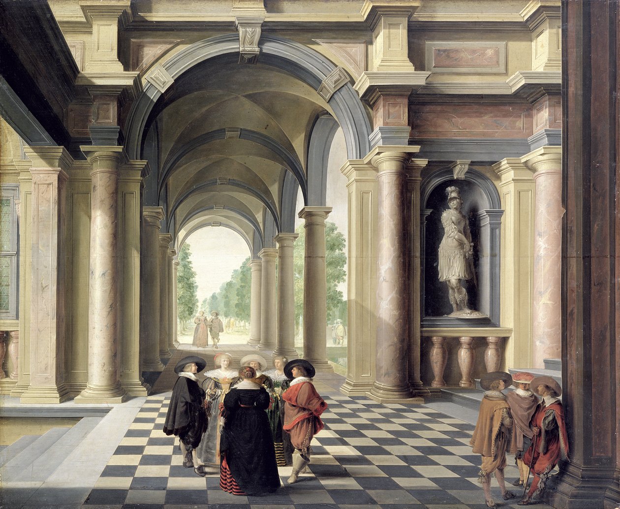 En renessansehall av Dirck van Delen