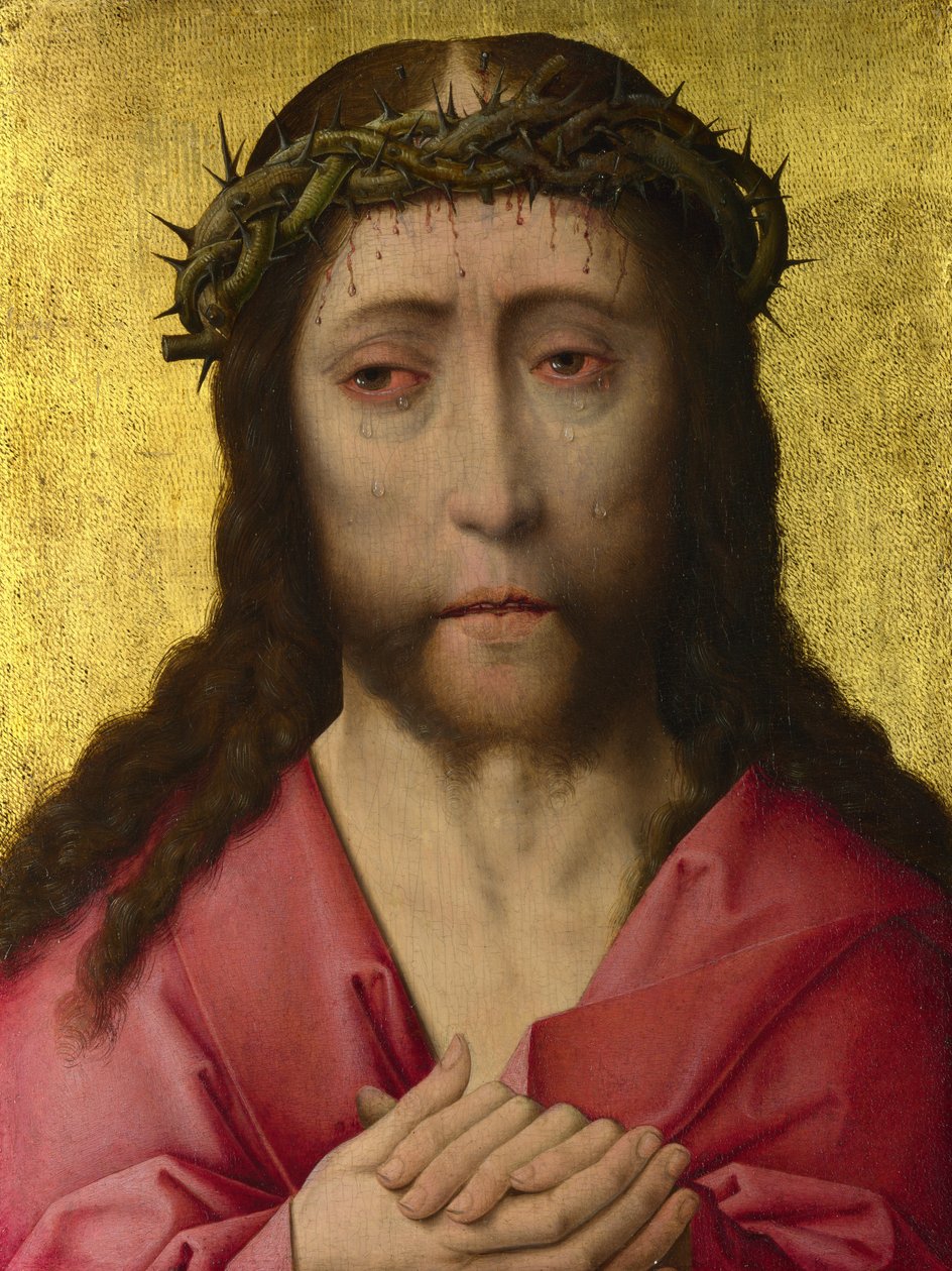 Kristus kronet med torner, ca 1470-1475 av Dirk Bouts