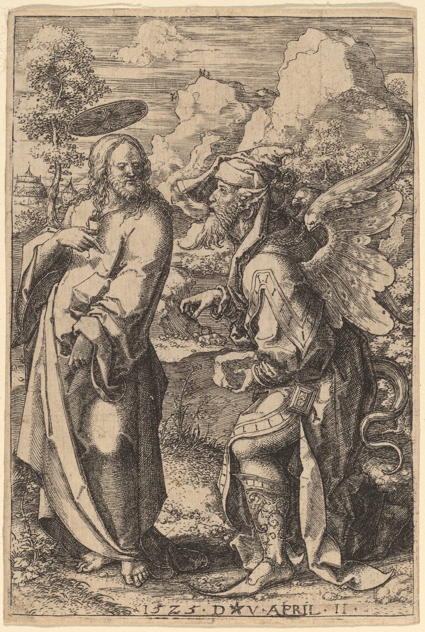 Kristi fristelse av Dirk Jacobsz Vellert