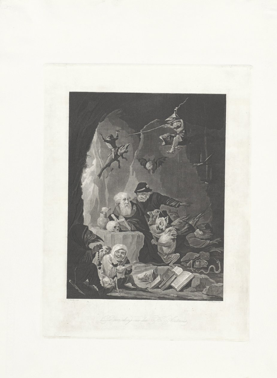 The Temptation of Saint Anthony (tittel på objekt) av Dirk Jurriaan Sluyter