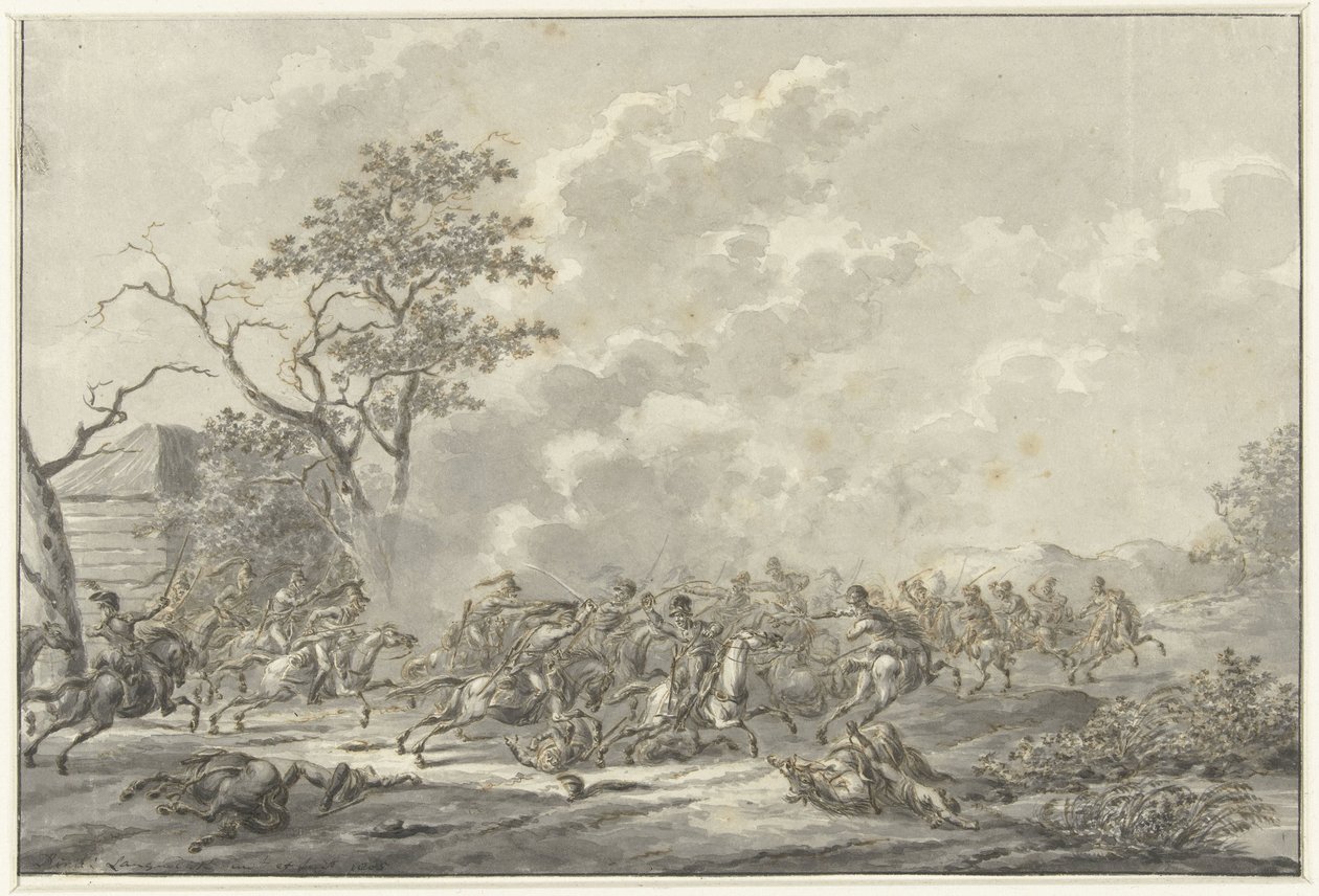 Rytterkamp av Dirk Langendijk