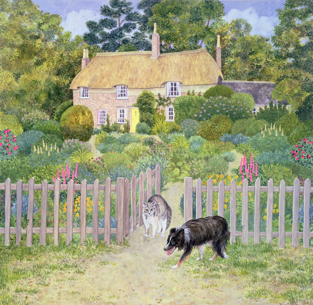Bathshebas-katt, fra Far from the Madding Crowd, av Thomas Hardy, (kapittel 4) av Ditz