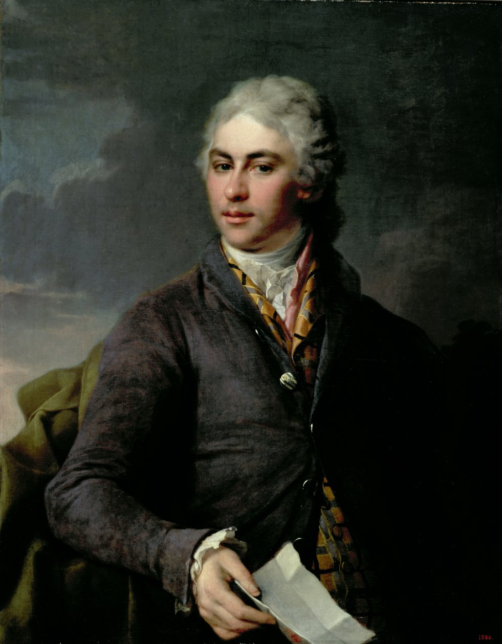 Portrett av Yakov Ivanovich Bilibin (1779-1854), 1801 av Dmitri Grigorievich Levitsky