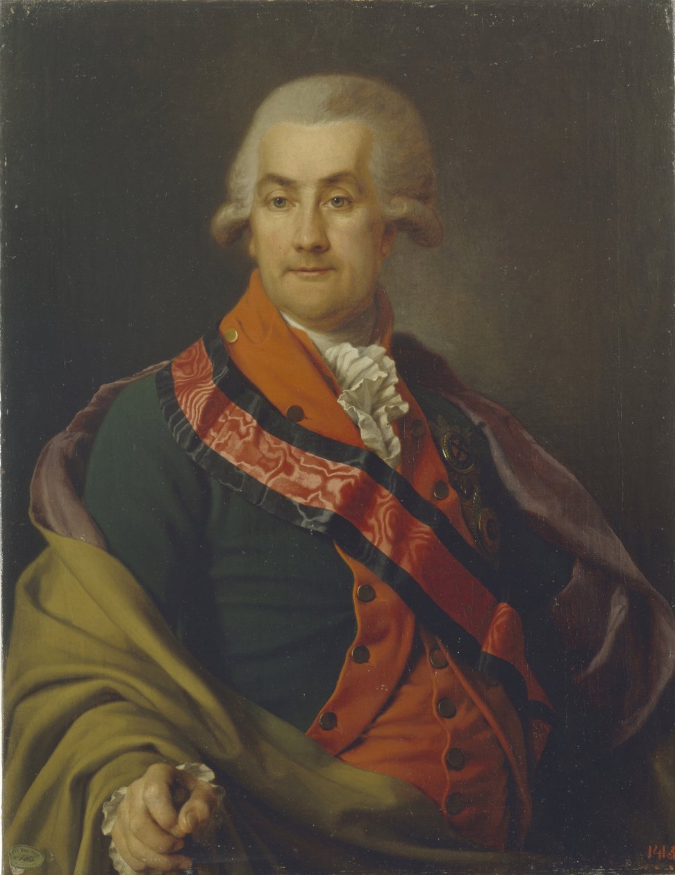 Portrett av grev Otto Heinrich Igelstrom 1737-1817, 1790 av Dmitri Grigorievich Levitsky