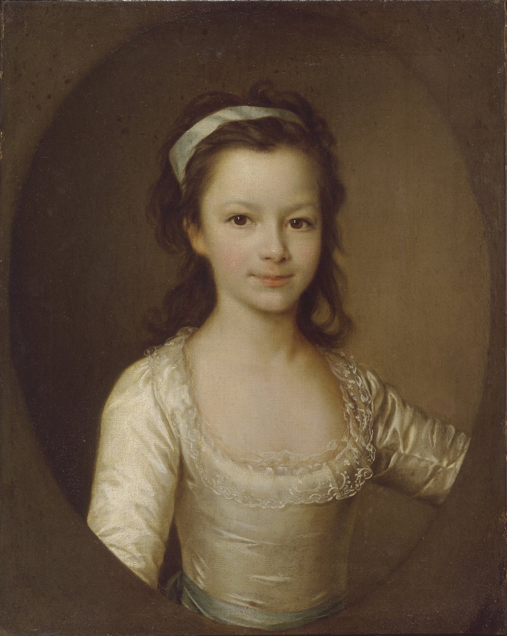 Portrett av contess Ekaterina Artemievna Vorontsova 1780-1836 som Hild, slutten av 1780-tallet av Dmitri Grigorievich Levitsky