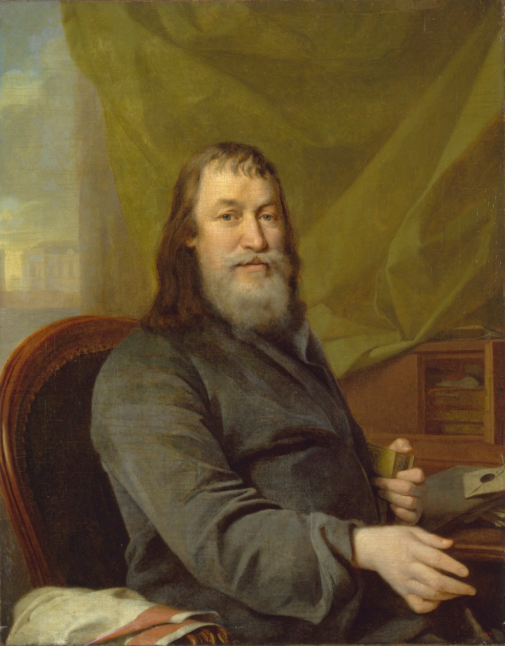Portrett av Ivan Kharitonovich Bilibin den store, 1801 av Dmitri Grigorievich Levitsky