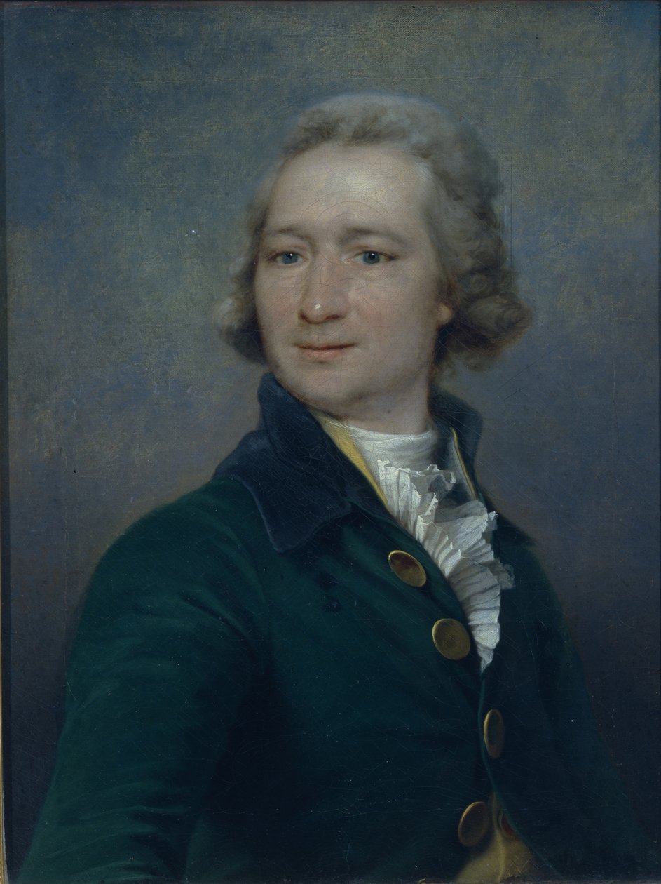 Portrett av poeten Ivan Ivanovich Dmitriev 1760-1837 av Dmitri Grigorievich Levitsky