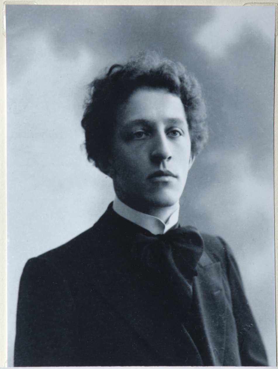 Portrett av poeten Alexander Blok 1880-1921, 1907 av Dmitri Spiridonovich Zdobnov