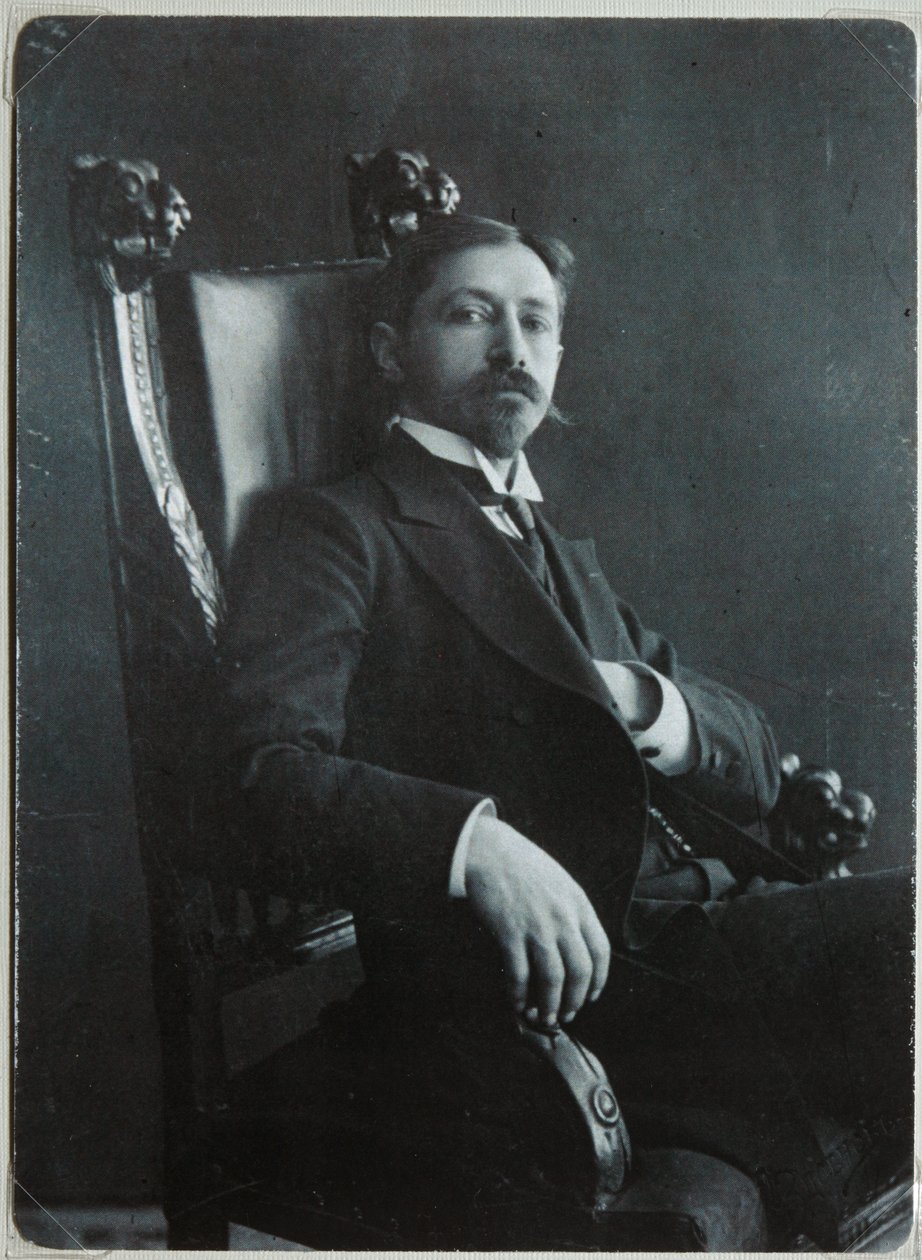 Portrett av forfatteren Ivan A. Bunin 1870-1953, 1909 av Dmitri Spiridonovich Zdobnov