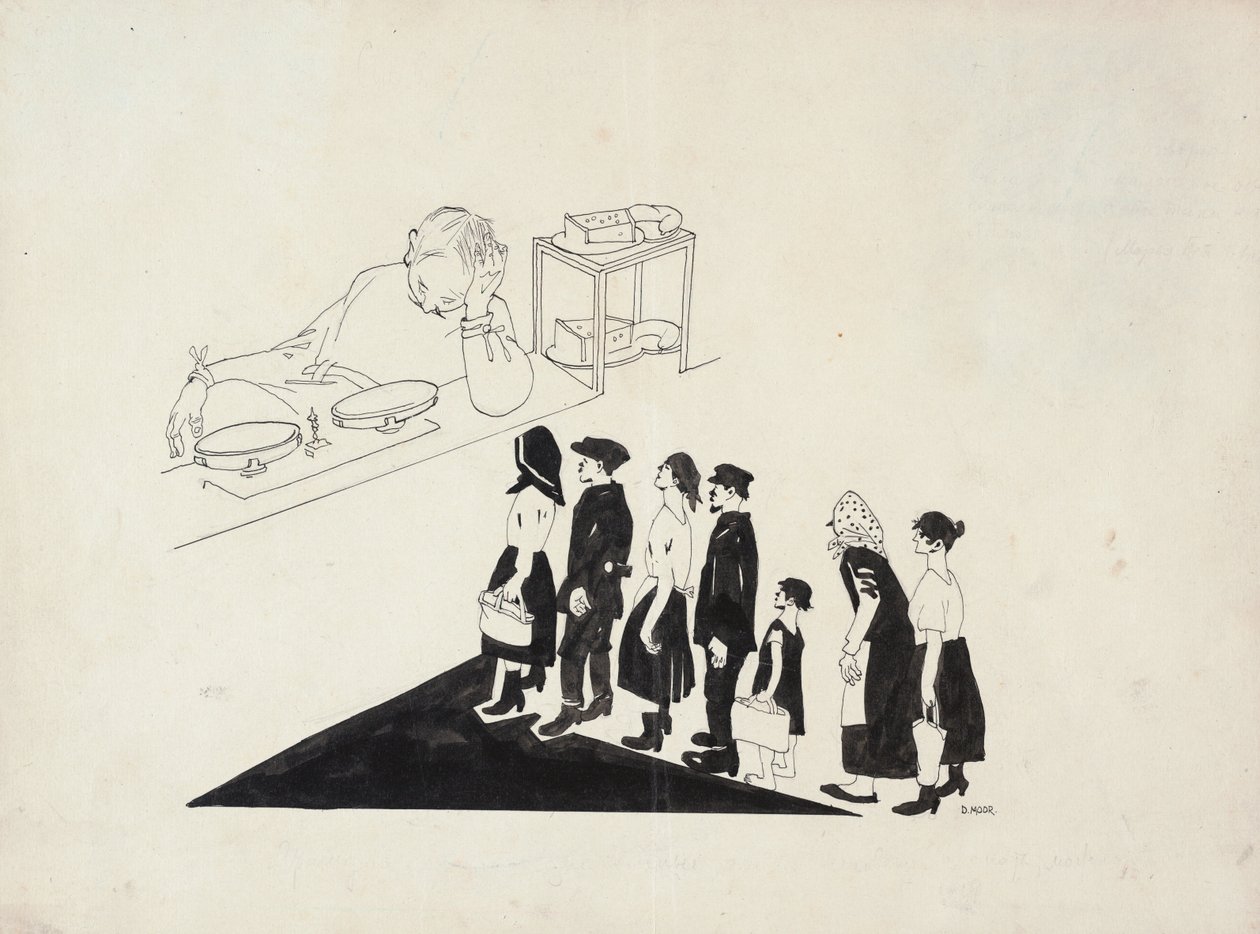 Køen, 1920. av Dmitriy Stakhievich Moor