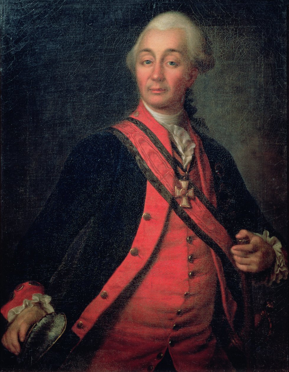 Portrett av feltmarskalk Generalissimo, grev Aleksandr Vasilievich Suvorov (1729-1800), 1786 av Dmitri Grigorievich Levitsky