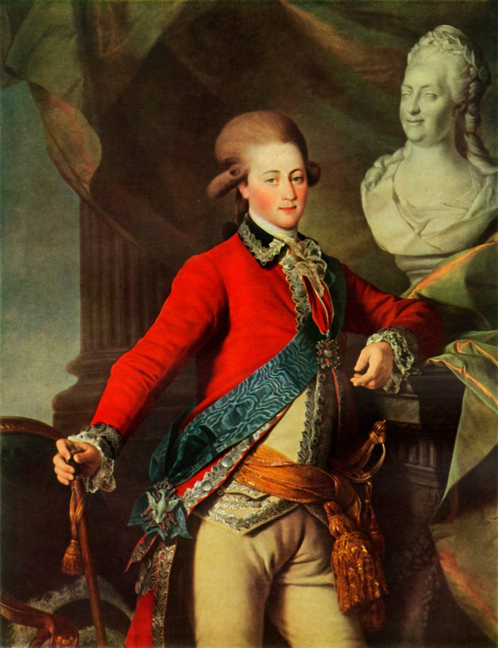 Portrett av Alexandr Dmitrievich Lansky, 1782, 1965. av Dmitri Grigorievich Levitsky