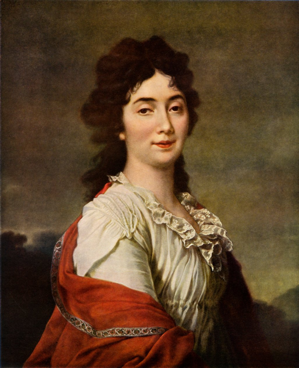 Portrett av Anna Stepanovna Protosova, 1800, 1965. av Dmitri Grigorievich Levitsky
