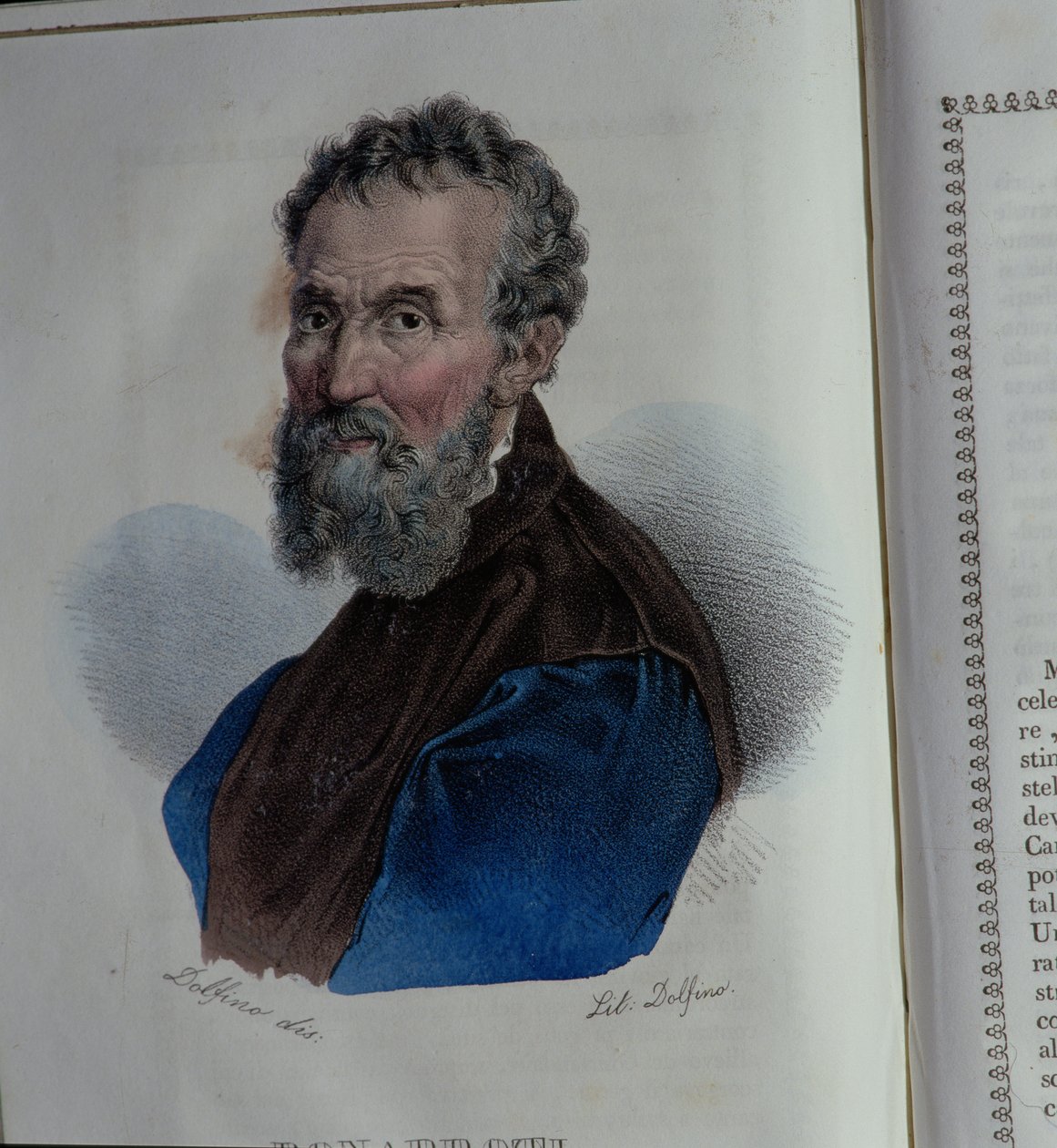 Portrett av Michelangelo Buonarroti (1475-1564) av Dolfino