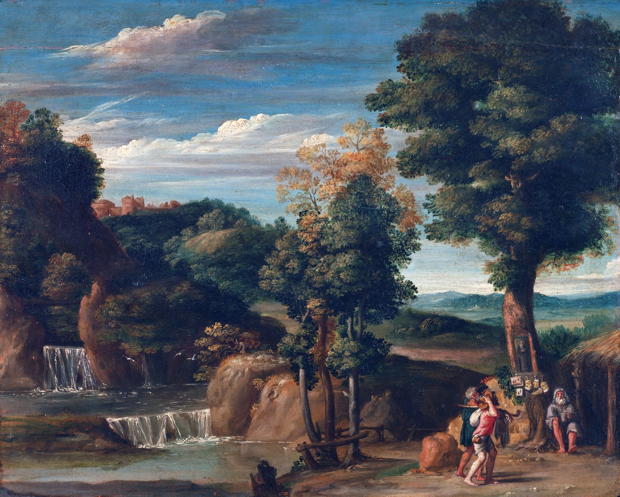 Landskap med en eremitt av Domenichino