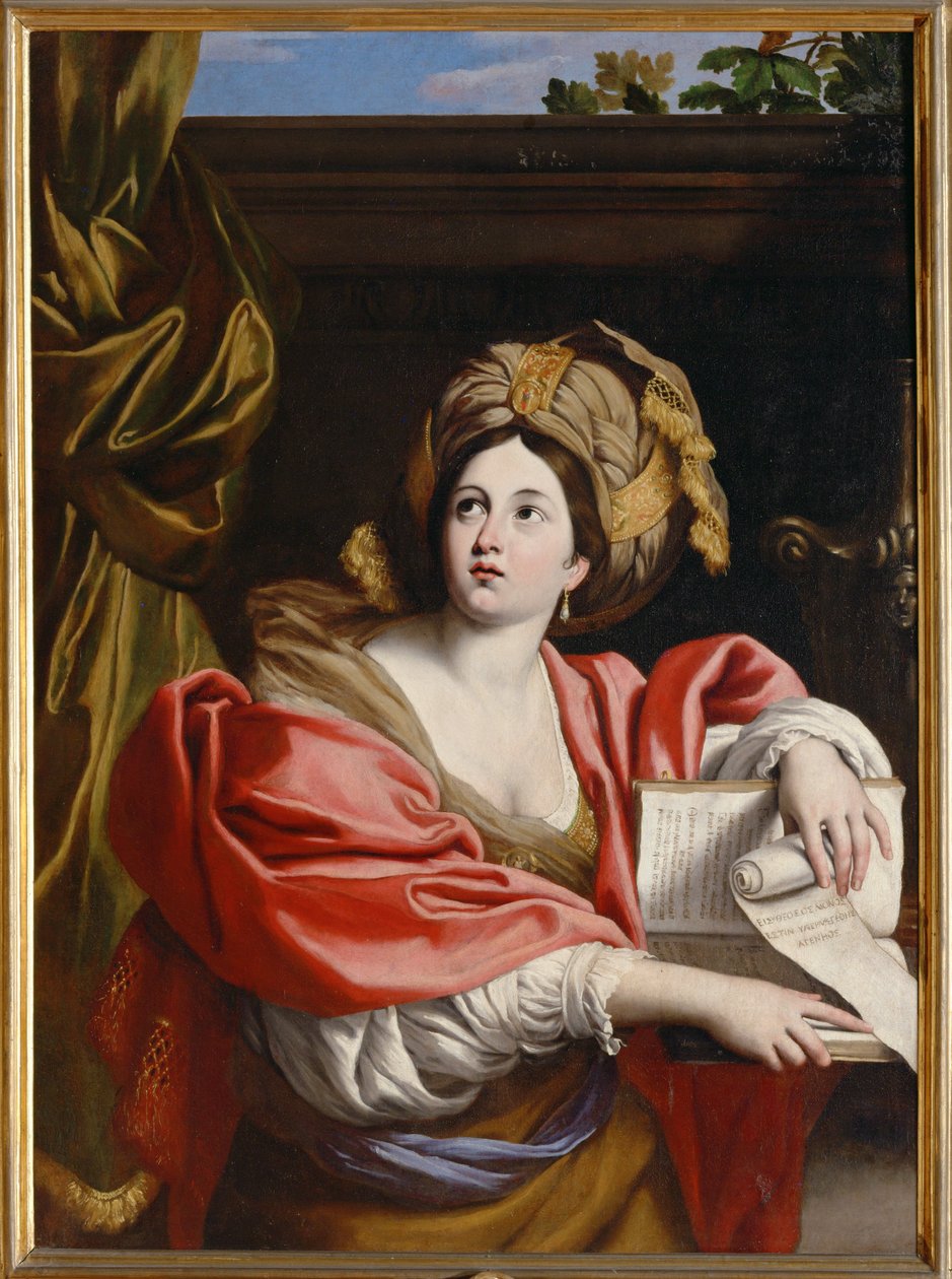 Cumaes sibil … (maleri på lerret) av Domenichino (1581-1641)