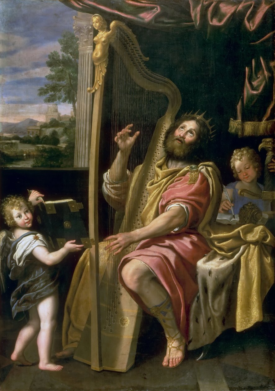 Kong David av Domenichino