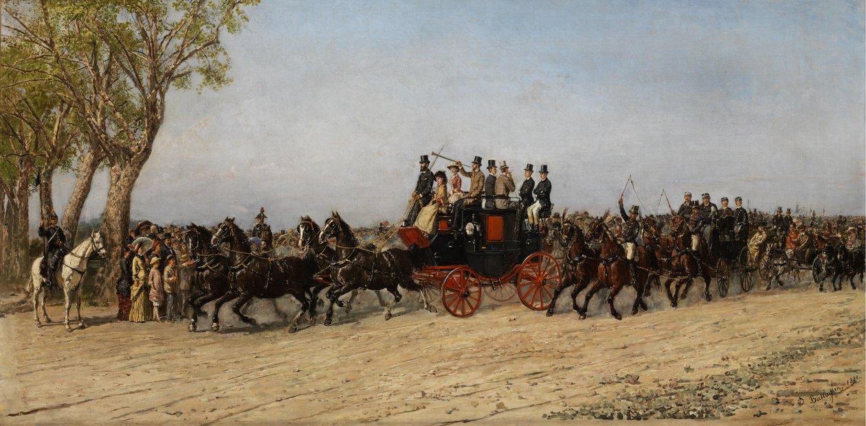 De to herskerens døtre på vognen av Domenico Battaglia