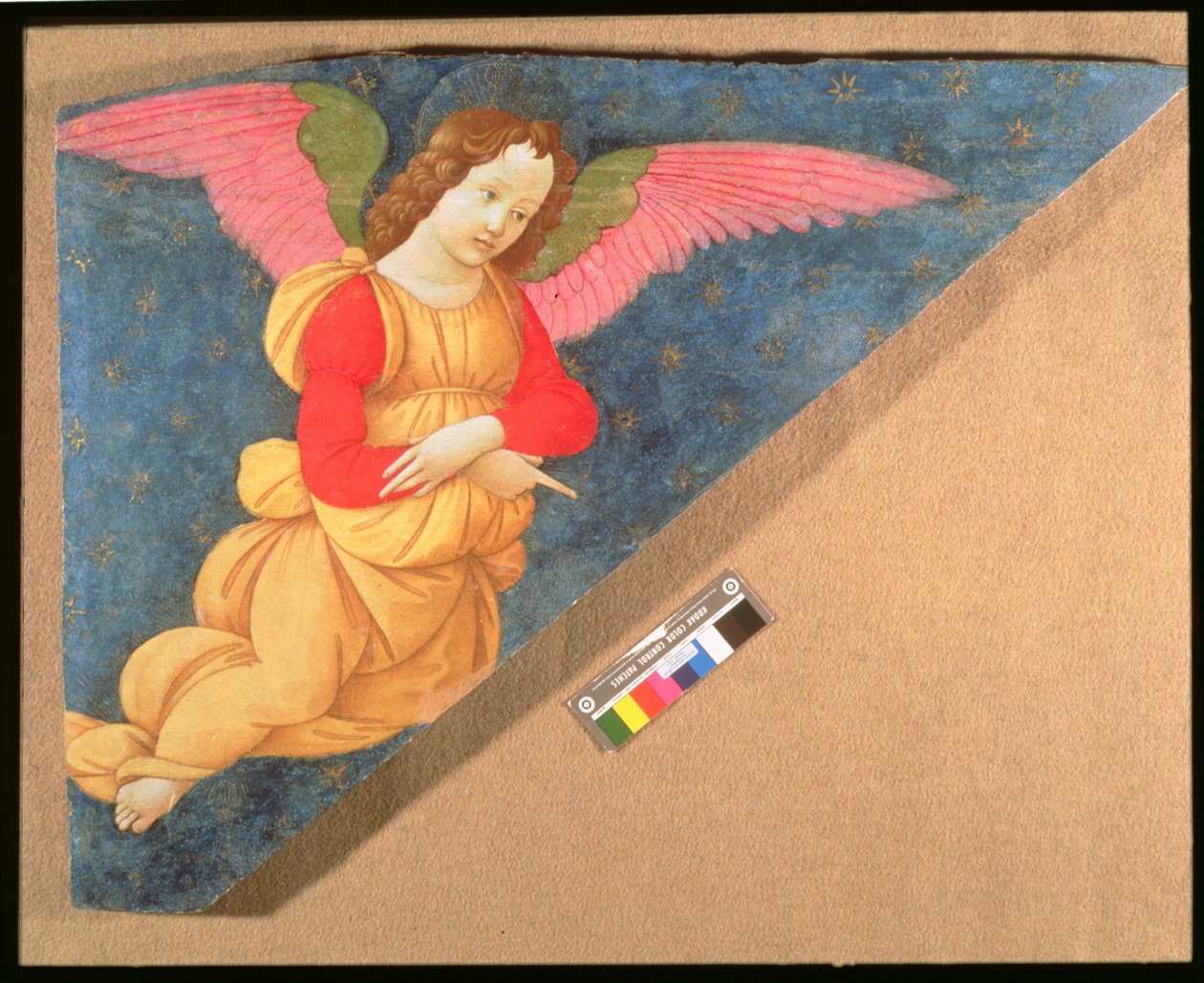 Engel: Panel fra Figline-altertavlen av Domenico Ghirlandaio