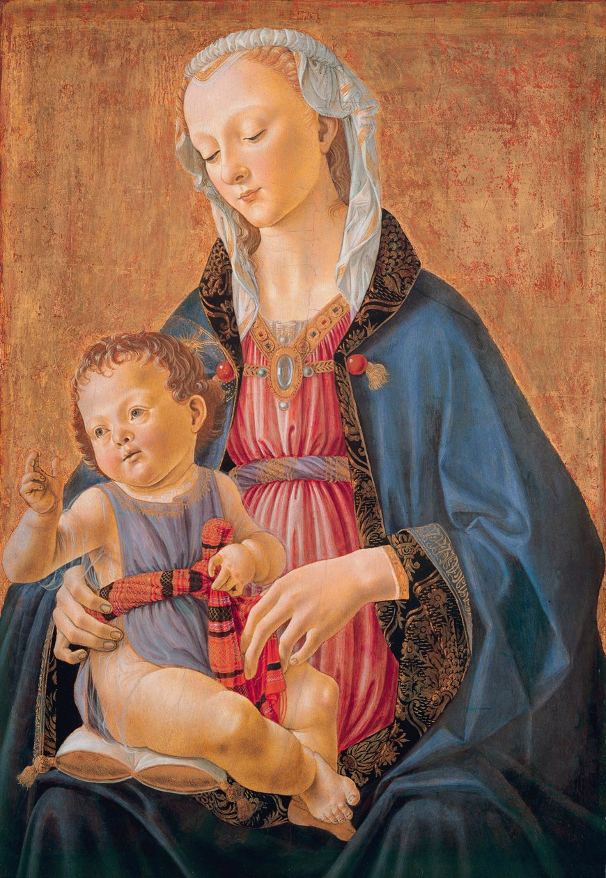 Ghirlandaio, Madonna og Child, av Domenico Ghirlandaio
