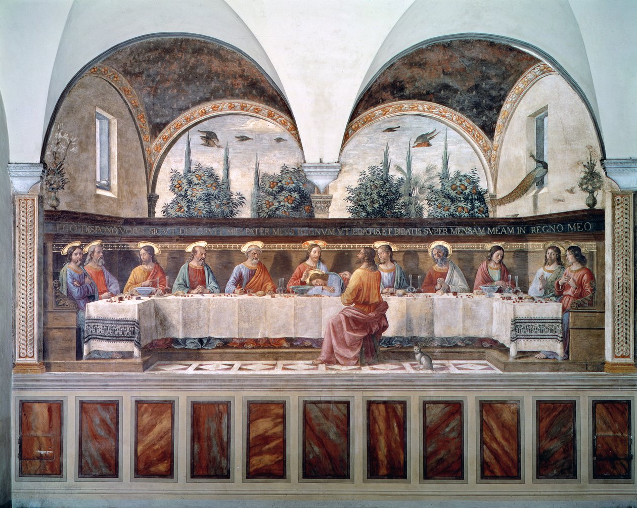 Det siste måltid av Domenico Ghirlandaio