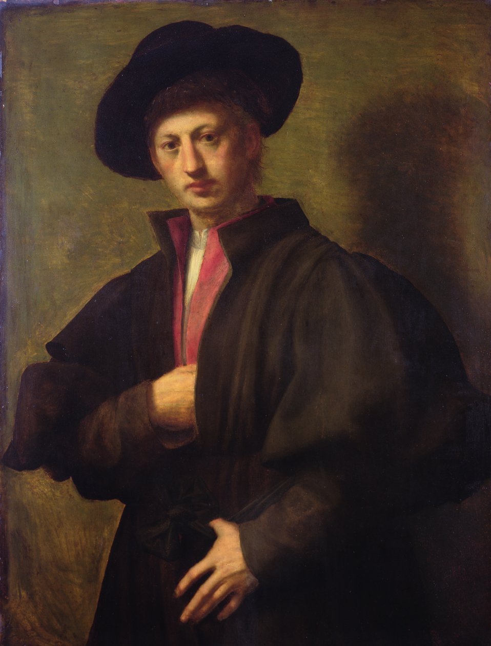 Portrett av en mann, kalt The Fattore of San Marco av Domenico Puligo