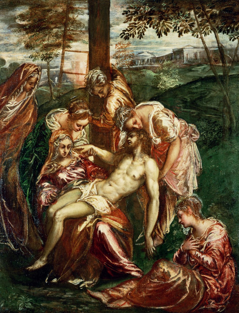 Nedstigning fra korset av Domenico Robusti Tintoretto