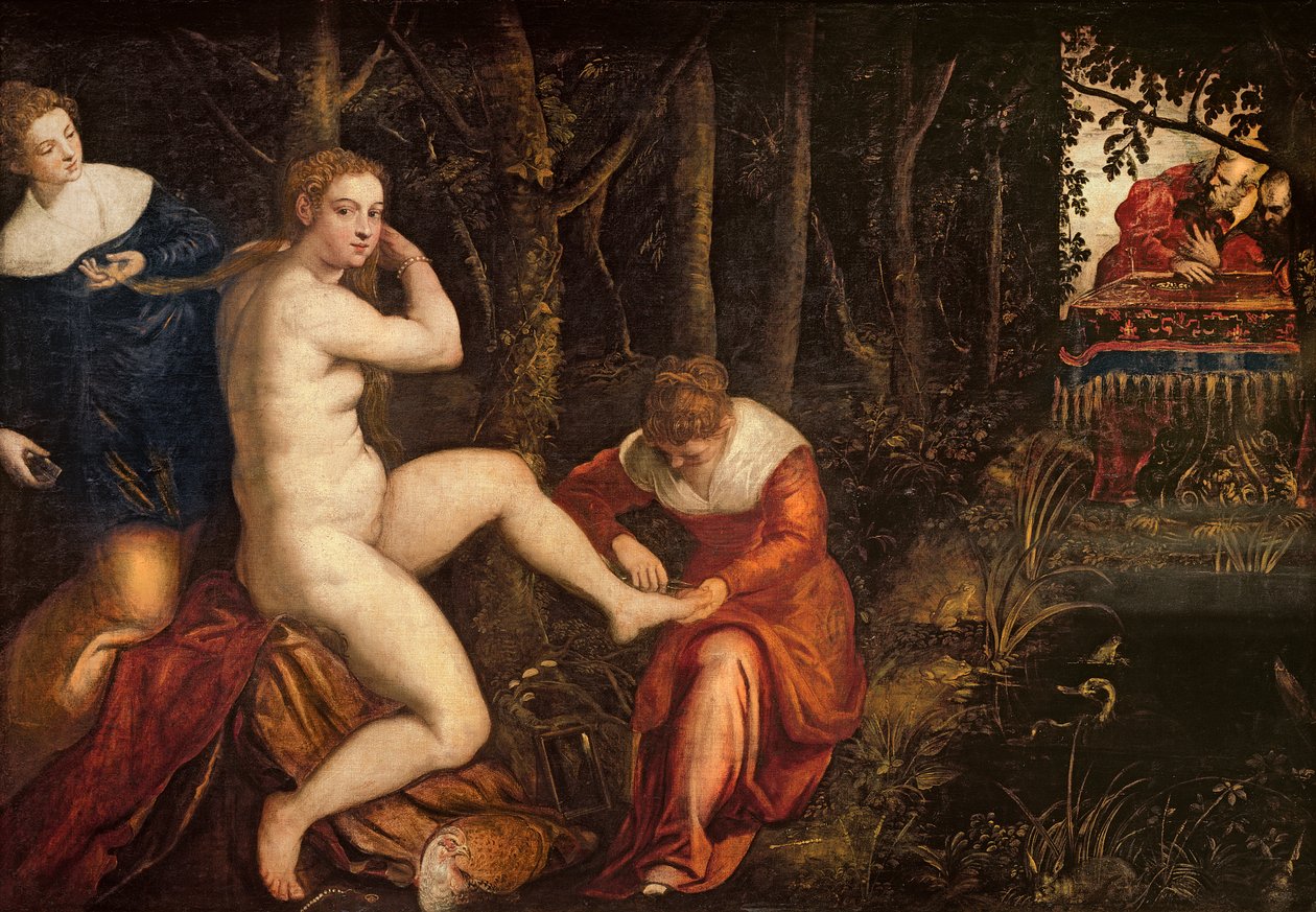Susanna og de eldste av Domenico Robusti Tintoretto