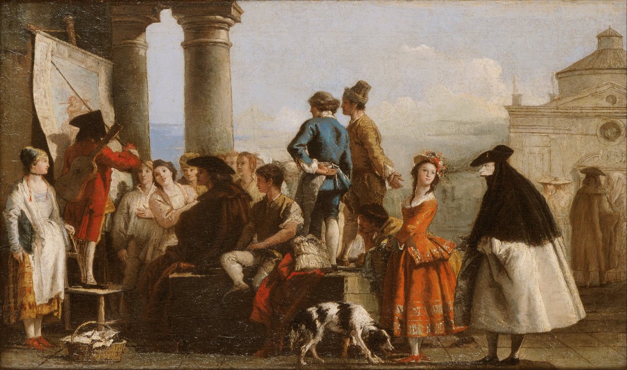 Fortelleren av Domenico Tiepolo