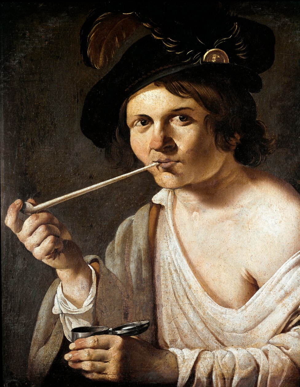 Portrett av den napolitanske fiskeren og revolusjonære Masaniello (1623-1647) Maleri av Domenico Gargiulo dit Micco "" Spadaro "" "(1609-1675) 1647 Napoli, San Martinos nasjonalmuseum av Domenico Gargiulo