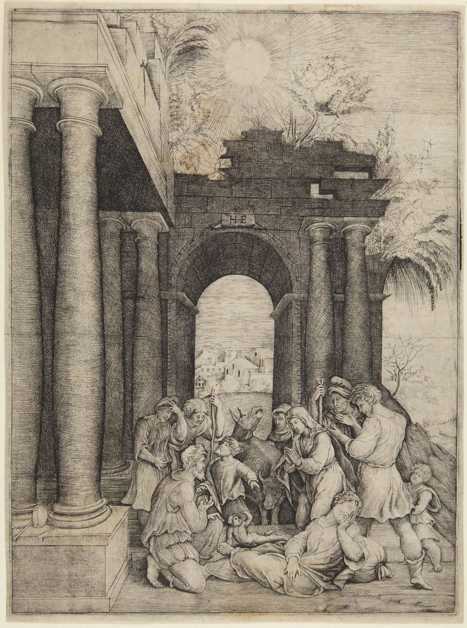 Hyrdenes tilbedelse av Domenico Beccafumi