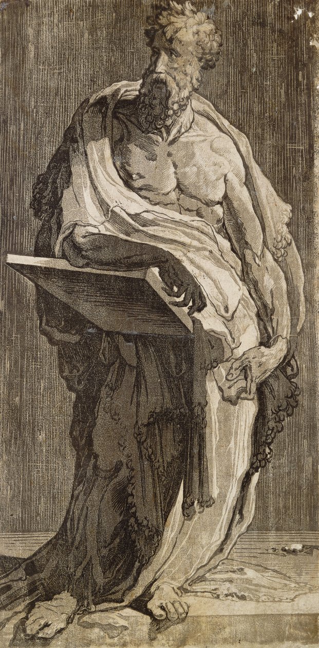 En apostel av Domenico di Pace Beccafumi  