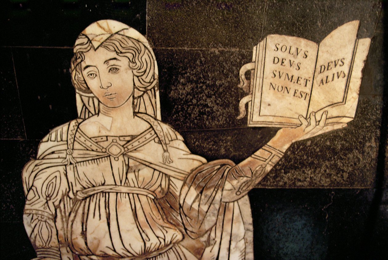 Sibyl (marmor) av Domenico Beccafumi