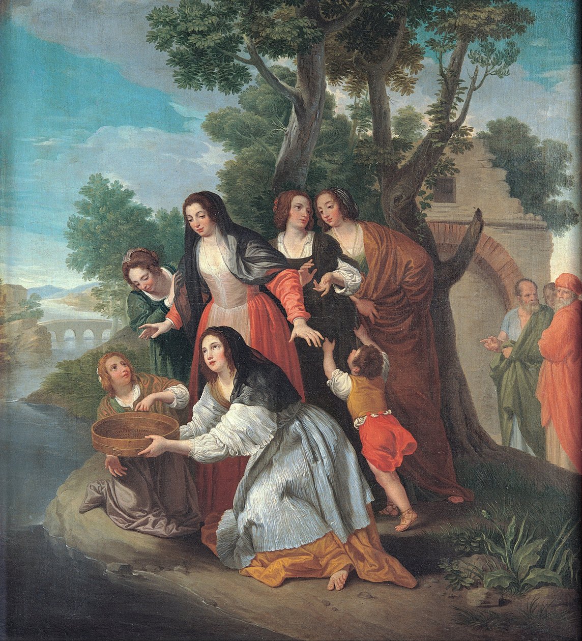 The Vestal Tuccia, andre halvdel av 1700-tallet. av Domenico Corvi