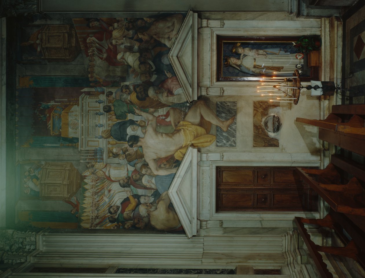 Begravelsen til St Antoninus, 1589 av Domenico Cresti