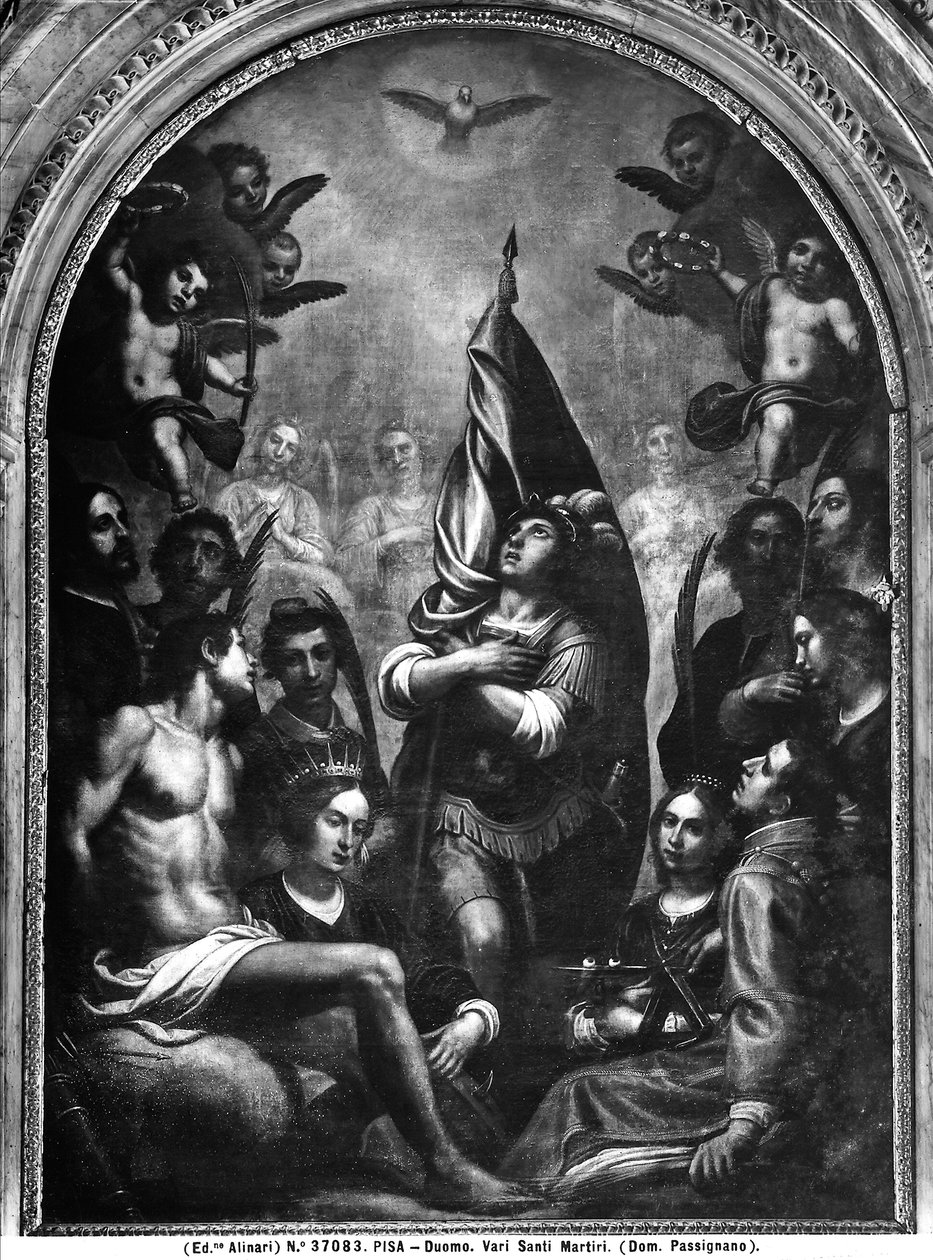 Martyr-helgenene i tilbedelse av Den Hellige Ånd, 1603 av Domenico Cresti