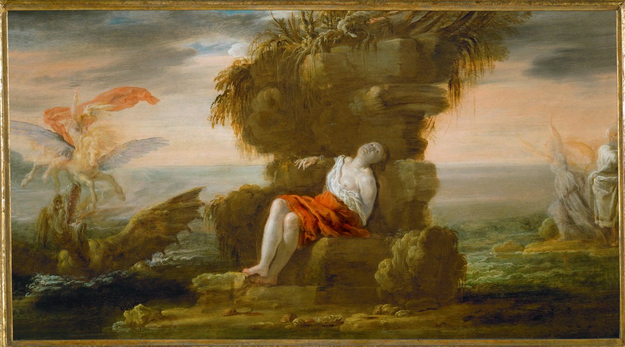 Andromeda og Perseus (poppelved) av Domenico Fetti