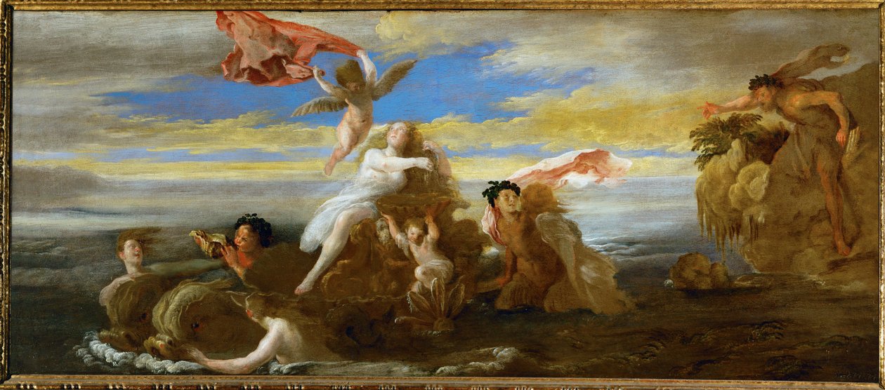 Galathea og Polyphemos (poppeltre) av Domenico Fetti