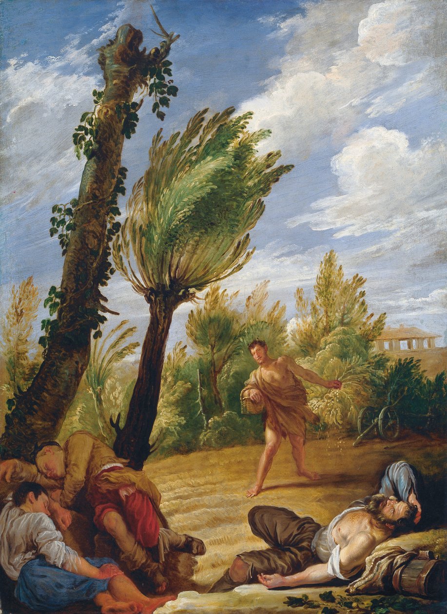 Lignelsen om hveten og ugresset, 1620-tallet. av Domenico Fetti