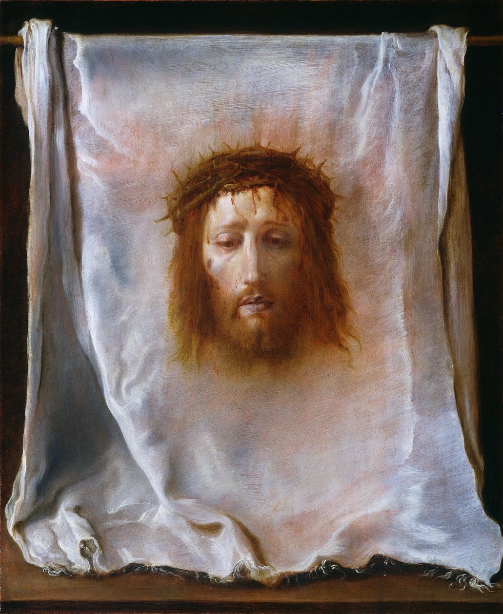 Veronicas slør, ca. 16181622. av Domenico Fetti
